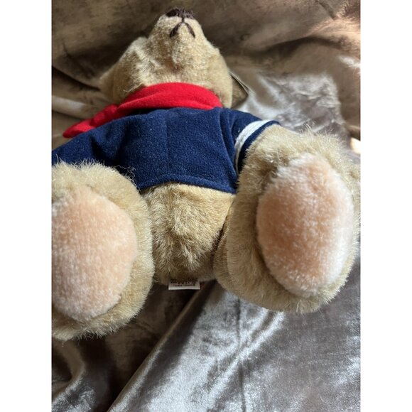 VTG Bialosky & Friends Gund 6" Plush Teddy Bear Sailor Scarf Stuffed Tags 1982 - Picture 10 of 16